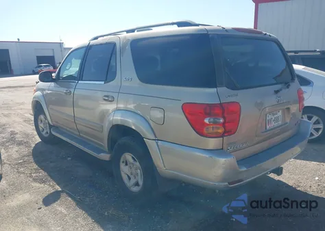 2001 Toyota Sequoia Sr5 V8 z USA, uszkodzony, nr VIN 5TDZT34A91S047951